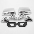 Left+Right Car Chrome Rear View Mirror Side Door Mirror Assembly for Toyota Hilux Rearview Mirror