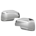 1Pair Full Chrome Wing Side Mirror Covers Caps for Land Rover Discovery 3 Range Sport Freelander