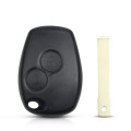 2 Buttons Keyless Remote Control Key Fob 433MHz For Renault Clio Kangoo Master Modus Twingo