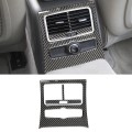 Carbon Fiber Car Rear Air Vent Outlet Frame Cover Trim for - A6 2005 2006 2007 2008 2009 2010 2011
