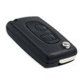 2 Buttons Remote Key Shell Case Folding Flip Fob For PEUGEOT 107 207 307 407 607 1007 Citroen