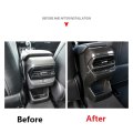 for MG 5 MG5 2020 2021 Car Rear Armrest Air Conditioning Outlet Vent Anti-Kick Cover