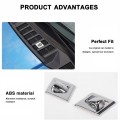 2PCS Car Front Wiper Water Spray Nozzle Decoration Cover Stickers for Ford F150 2015 Up