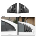 Car Carbon Fiber Rear Window Louver Shutter Cover Trim for Benz W206 C-Class 2021 2022