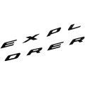 3D Letters ABS Front Hood Emblem Explorer Sport Hood Letters Stickers for Ford Explorer 2011-2020