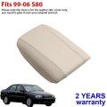 Leather Armrest Car Center Console Lid Cover Pad for Volvo S80 1999-2006 Armrest Cover Skin
