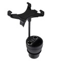 2 in 1 Car Charger Cup Holder PowerCup Phone / Tablet Holder with 2.1A / 1A Dual-USB Ports