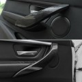 New Carbon Look Interior Inner Door Armrest Handle Cover Trim for-BMW 3 Series F30 F31 4 Series