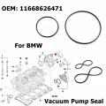 Rubber Vacuum Pump Seal Kit Fit For BMW V8 E46 E65 E66 E53 E70 E60 E84 E90 745i 545i 645i X1 X5