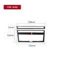 Car Air Conditioning CD Panel Strip German Flag Color Decorative Sticker for Audi A6 2005-2011