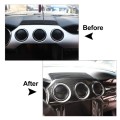 Carbon Fiber Car Interior Dashboard Panel Cover Trim For Ford Mustang 2015-19