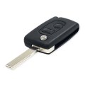 Remote Entry Key Fob Shell Case 2 Buttons For Peugeot 307 107 207 407 Citroen C2 C3 C4 C5