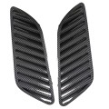 Carbon Fiber Bonnet Grill Air Outlet Vent Cover Trim For-BMW E90 E91 E92 F30 E46 DTM Style