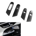 Car Carbon Fiber Window Glass Lift Button Trim Switch Cover for Benz C-Class W206 2021 2022