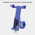 60 Degree Rotatable Aluminum Alloy Phone Bracket for Bicycle, Suitable for 50-100mm Device