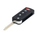 4 Button For INFINITI G35 I35 350Z Nissan Sentra Altima Maxima Remote Key Shell Case