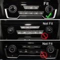 For Honda CR-V 2017-21 Peach Wood Center Console CD Panel Air Conditioner Cover Trim Button Knob