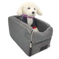 Car Armrest Box Pet Carrier Seat Nonslip Quilted Pet Car Carrier Seat for Dog Bags