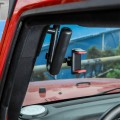 Car Front Top Grab Bars Grip Handle with Mobile Phone Holder Kit for Jeep Wrangler JK 2007-2017
