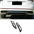 Car Rear Bumper Exhaust Muffler Tail Pipe Trim Sticker for Tiguan L 2022