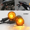Motorcycle Turn Signal Light LED Brake Amber Light Blinkers Flashers Indicator for Honda Suzuki