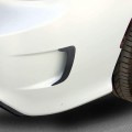 Car Carbon Fiber Rear Bumper Side Fin Air Vent Outlet Flap Trim for Dodge Charger 2015-2020