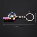Colorful Car Turbocharger Shaped Pendant Zinc Alloy Keychain Keyring For Girlfriend Or As Gift