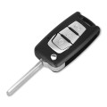 Flip Folding Remote Car Key Shell Case Fob 3 Buttons For SsangYong Korando New Actyon C200