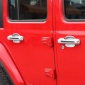 Exterior Side Door Handle Bowl Cover Trim Car Trim Car Parts for Jeep Wrangler JL 2018-2020