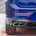 Car Rear Exhaust Pipe Muffler Tip Cover Trim for Golf 8 MK8 Accessories 2020 2021
