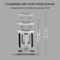 Phone Holder Non-rotatable Aluminum Alloy Fixing Frame Motorcycle Bicycle Mobile Phone Holder