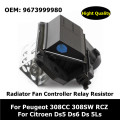 Radiator Fan Controller Relay Resistor For Peugeot 308CC 308SW RCZ Citroen Ds5 Ds6 Ds 5Ls