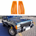 For Jeep Cherokee XJ 1984-96 Comanche Front Corner Parking Side Marker Light Lamp Lens