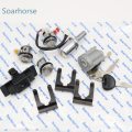 For Mitsubishi Car Ignition/Glove box/Spare tire/Door Lock Cylinder with Key Full Set