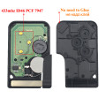 PCF7947 Chip ID46 Remote PCB Ultrasonic For Smart Key Card for Renault