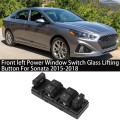 Car Front Left Power Window Switch Glass Lifting Button for Hyundai Sonata 2015-2018 93570C1000