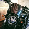 Motorcycle Headlight Windshield Wind Deflector Windscreen Universal For Honda Yamaha Kawasaki Suzuki