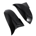 4X For Bmw F20 F21 F87 M2 F23 F30 F36 X1 E84 Gloss Black Side Mirror Cover Cap Rearview -M4 Style