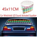 Car Windshield LED Sound Activated Equalizer Car Neon EL Light Music Rhythm Flash Lamp Sticker