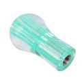 Crystal Double Light Car Breathing Racing Dash LED Magic Lamp Gear Head Shift Knob with Base