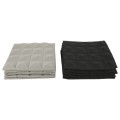Charcoal Acoustic Foam Tiles Soundproofing Foam Panels Studio Sound Padding 2 X 10 X 10 Inch