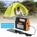 Solar Generator PowerBank USB Charging with Solar Panel - Multifunction Solar Lighting Kit