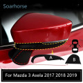 Side Rearview Mirror Cover Wing Mirror Lower Cap Shell For Mazda 3 Axela 2017 2018 2019
