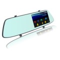 G705 5 inch LCD Touch Screen Rear View Mirror Car Recorder with Separate Camera, 170 Degree