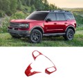 Steering Wheel Panel Trim Cover Frame Decor Decal For Ford Bronco Sport 2021 2022