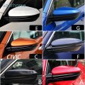 Car Outer Rearview Mirror Cover Side door Mirror Housing Cap Fits For Honda Civic 2016-19