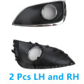For Hyundai IX35 chrome Front bumper Fog Lamp Light Cover frame