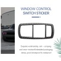 Carbon Fiber For Dodge Challenger 2015-2020 Car Door Window Control Switch Panel Cover Sticker