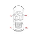 Front Bumper Headlight Bracket Holder Support For Suzuki Vitara 2016-2021