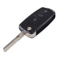 For Volkswagen Beetle CC Golf Jetta Passat GTI Flip Key Car Remote Key Entry Transmitter Fob